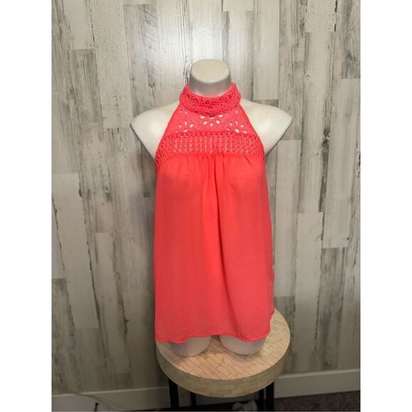 Hot pink blouse tank top - Picture 1 of 6